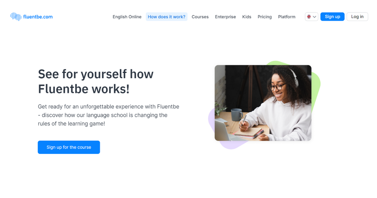 Fluentbe Language Learning Fluentbe.com - How does it work?